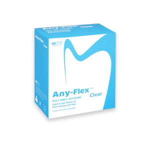 Any-Flex Clear IMPESSION MATERIAL AUTO MIXING 50ML X4 CARTRIDGES