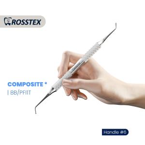 Composite Instrument titanium nitride coating fig. 1 with handle no. 6