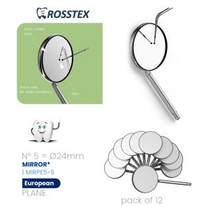 Plane Mirror No. 5 european single side (pack of 12)