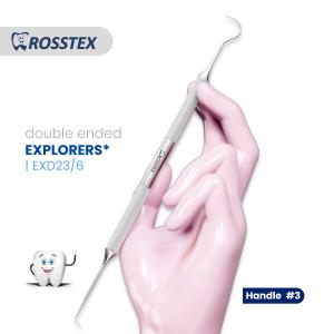 Explorer fig. 23/6 with handle no. 3 double ended