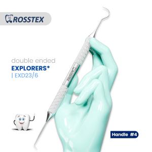 Explorer fig. 23/6 with handle no. 4 double ended