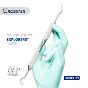 Explorer fig. 5 with handle no. 4 double ended