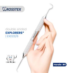 Explorer fig. 23/6 with handle no. 6 double ended