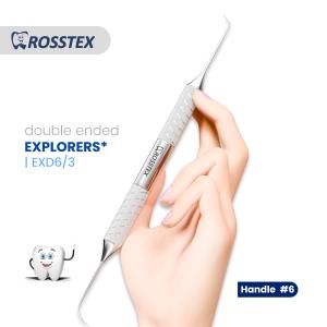 Explorer fig. 6/3 with handle no. 6 double ended