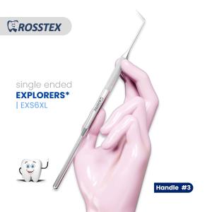 Explorer fig. 6xl with handle no. 3 single ended