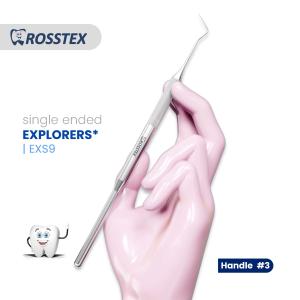 Explorer fig. 9 with handle no. 3 single ended