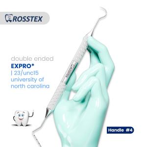 Expro fig. 23/unc15 university of north carolina with handle no. 4 double ended