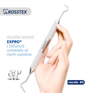 Expro fig. 23/unc12 university of north carolina with handle no. 6 double ended