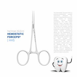Hartman Forcep 10,0cm straight 