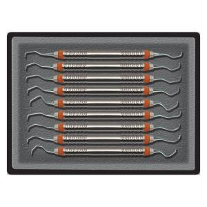 Standard Gracey Curettes Kit with handle no. 3 (pack of 9)