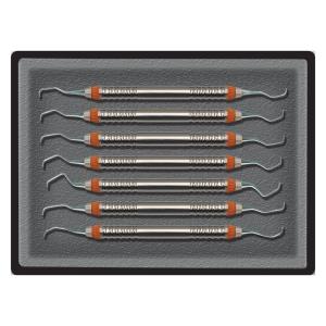 Standard Gracey Curettes Kit with handle no. 4 (pack of 7)