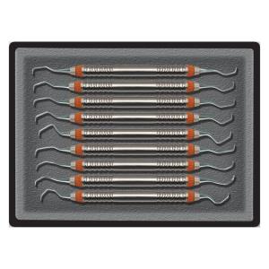 Standard Gracey Curettes Kit with handle no. 7 (pack of 9)