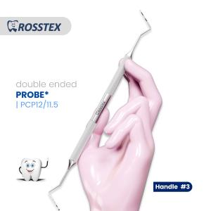 Probe fig. cp-12/screening probe with handle no. 3 double ended