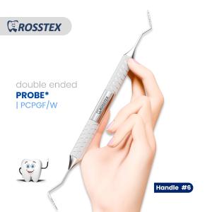 Probe fig. goldman-fox/thin williams with handle no. 6 double ended