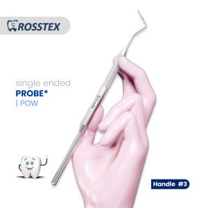 Probe fig. thin willams with handle no. 3 single ended