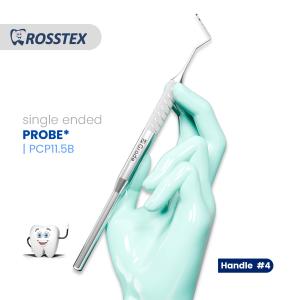 Probe fig. cp-11.5b with handle no. 4 single ended