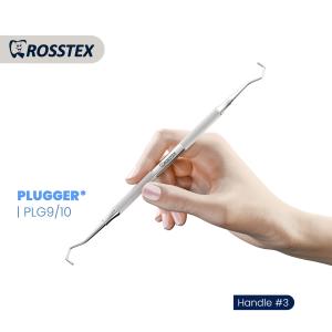 Plugger/Condenser fig. 9/10 back action with handle no. 3 