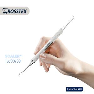 Sickle Scaler standard mini jacquette fig. 30/33 anterior with handle no. 6